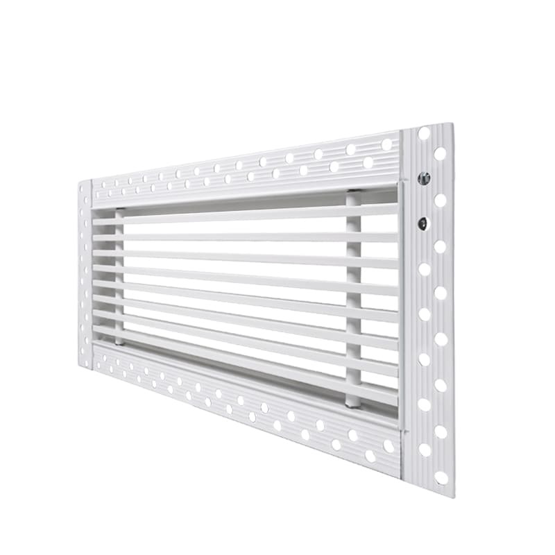 Дизайнерская съемная решетка для скрытого монтажа Brofer FUTURE-10 400x150 белая